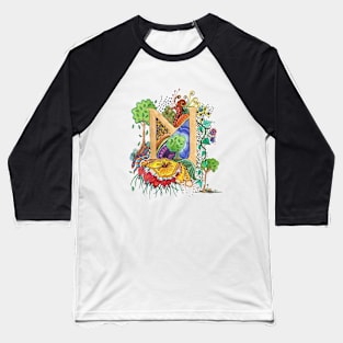 M - an illuminated letter Baseball T-Shirt